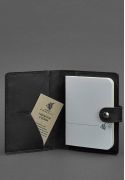 Фото Кожаная обложка для паспорта 3.0 черная