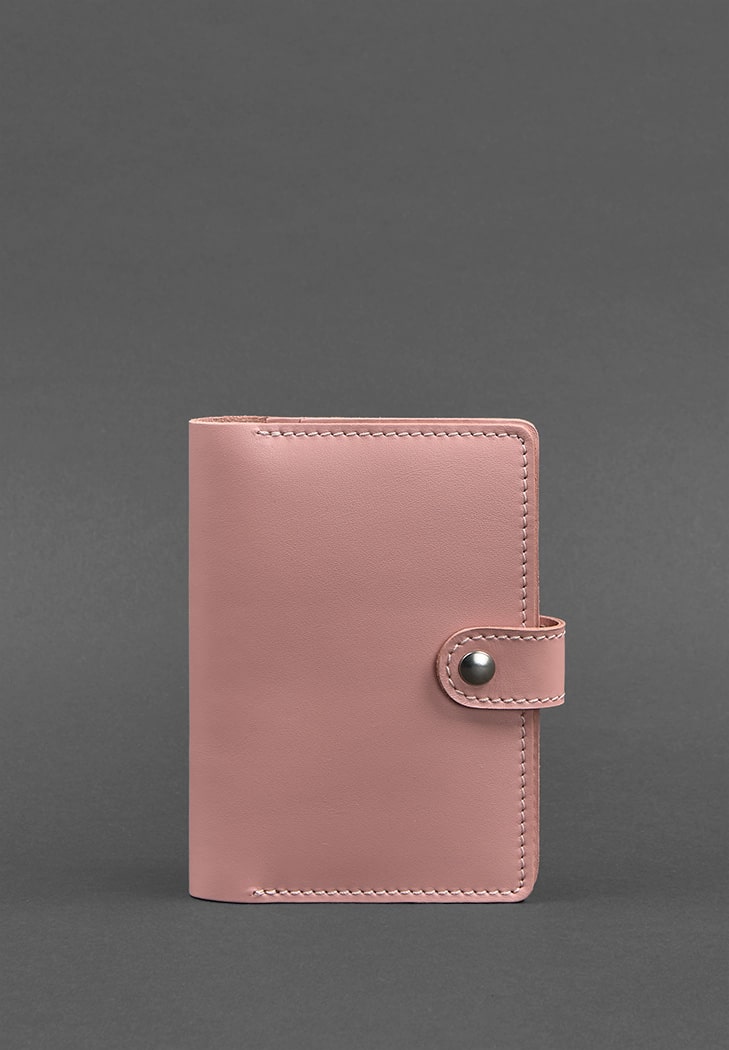 Фото Шкіряна обкладинка для паспорта 3.0 рожева BlankNote (BN-OP-3-pink-peach)