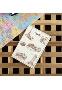 Фото Обложка для паспорта "Путешествие в Европу" + блокнотик