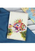 Фото Обкладинка для паспорта Морське дно + блокнотик