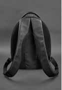 Фото Шкіряний рюкзак чорний краст (BN-BAG-49-g)