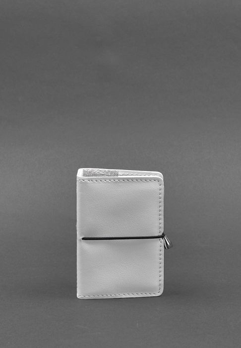 Женский кожаный кард-кейс 7.0 белый Краст