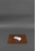 Фото Набір для робочого столу із натуральної шкіри 1.0 світло-коричневий краст (BN-set-1-k)