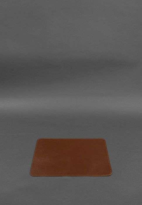 Фото Коврик для мышки из натуральной кожи 1.0 светло-коричневый краст (BN-MP-k)