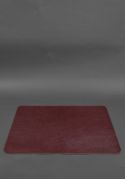Фото Набор для рабочего стола из натуральной кожи 1.0 бордовый краст (BN-set-1-vin)