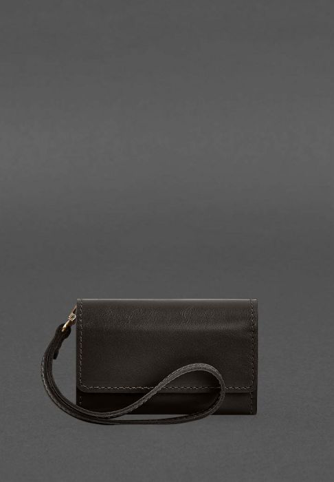 Кожаный футляр (чехол) для IQOS Темно-коричневый