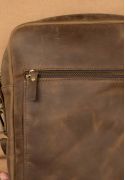 Фото Кожаная сумка Challenger S темно-коричневая винтажная (TW-Challenger-2-brw-crz)