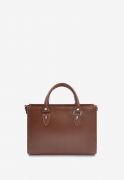 Фото Женская кожаная сумка Fancy світло-коричневий кайзер (TW-Fency-kon-ksr)