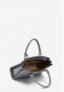Фото Жіноча шкіряна сумка Fancy сірий краст (TW-Fency-grey)