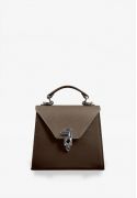 Фото Женская кожаная сумка Futsy Темно-бежевая (TW-Futsy-mokko)