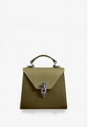 Фото Женская кожаная сумка Futsy Оливковая (TW-Futsy-olive)