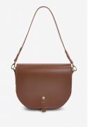 Фото Женская кожаная сумка Ruby L светло-коричневая гладкая (TW-Ruby-big-kon-ksr)