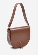 Фото Женская кожаная сумка Ruby L светло-коричневая гладкая (TW-Ruby-big-kon-ksr)