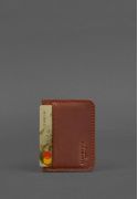 Кожаная обложка для ID-паспорта и водительских прав 4.0 светло-коричневая (BN-KK-4-k-kr) фото