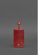 Шкіряна ключниця 1.0 червона Краст (BN-KL-1-red) - фото