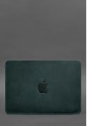 Фото Кожаный чехол для MacBook Air/Pro 13'' Зеленый
