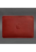 Фото Чохол із натуральної шкіридля MacBook Air / Pro 13 '' Червоний (BN-GC-10-red)