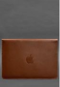 Фото Кожаный чехол-конверт на магнитах для MacBook 15 дюйм Светло-коричневый (BN-GC-11-k)