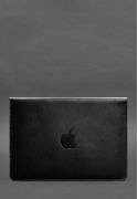 Фото Кожаный чехол-конверт на магнитах для MacBook 14 Черный (BN-GC-22-g)