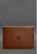 Фото Кожаный чехол-конверт на магнитах для MacBook 14 Светло-коричневый (BN-GC-22-k)