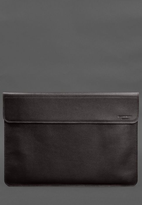 Фото Кожаный чехол-конверт на магнитах для MacBook 15 дюйм Темно-коричневый (BN-GC-11-choko)