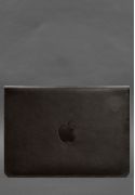 Фото Шкіряний чохол-конверт на магнітах для MacBook 16 дюйм Темно-коричневий (BN-GC-12-choko)