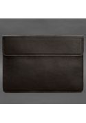Фото Кожаный чехол-конверт на магнитах для MacBook 15 дюйм Темно-коричневый (BN-GC-11-choko)