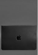 Фото Шкіряний чохол-конверт на магнітах для MacBook Air/Pro 16 '' Чорний
