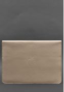 Фото Кожаный чехол-конверт на магнитах для MacBook 16 дюйм Светло-бежевый (BN-GC-12-light-beige)