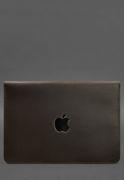 Фото Кожаный чехол-конверт на магнитах для MacBook Pro 16'' Темно-коричневый