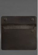 Фото Кожаный чехол-конверт на магнитах для ноутбука Универсальный Темно-коричневый Crazy Horse (BN-GC-25-o)