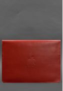 Фото Кожаный чехол-конверт на магнитах для MacBook 15 дюйм Красный (BN-GC-11-red)
