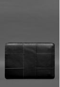 Фото Лоскутный чехол из натуральной кожи для MacBook 13 дюйм черный (BN-GC-21-g)