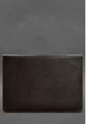 Фото Шкіряний чохол-конверт на магнітах для ноутбука Універсальний Темно-коричневий (BN-GC-25-choko)