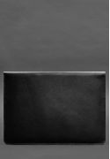 Фото Кожаный чехол-конверт на магнитах для ноутбука Универсальный Черный (BN-GC-25-g)