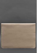Фото Кожаный чехол-конверт на магнитах для ноутбука Универсальный Светло-бежевый (BN-GC-25-light-beige)