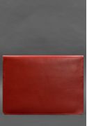 Фото Шкіряний чохол-конверт на магнітах для ноутбука Універсальний Червоний (BN-GC-25-red)
