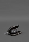 Фото Шкіряний чохол для автомобільного ключа, чорний Saffiano (BN-GC-27-bw)