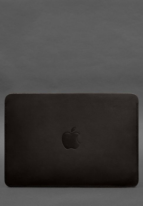 Кожаный чехол для MacBook Air 15-inch (2023) Темно-коричневый