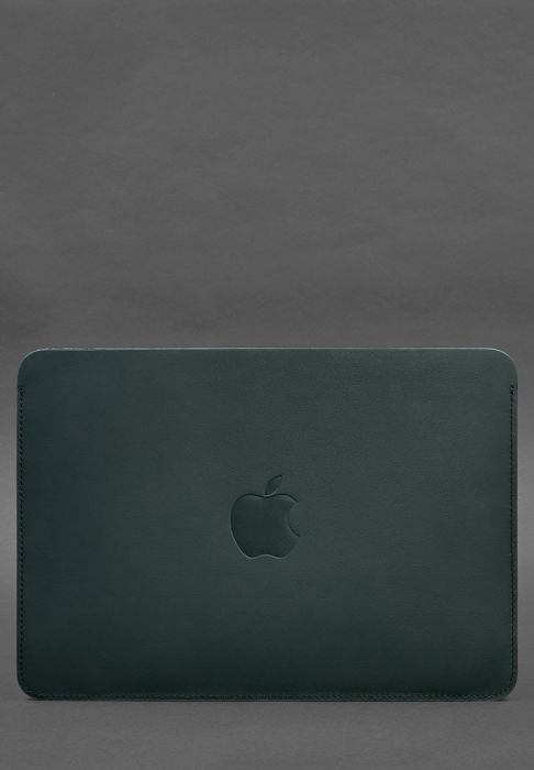 Фото Шкіряний чохол для MacBook Air 15-inch (2023) Зелений (BN-GC-28-malachite)