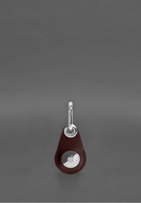 Фото Кожаный чехол для Apple AirTag Бордовый (BN-GC-32-vin)