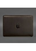 Фото Кожаный чехол для MacBook Air/Pro 15''-16''(2020) Темно-коричневый