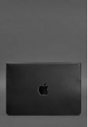 Фото Шкіряний чохол-конверт на магнітах для MacBook 14 Чорний Crazy Horse (BN-GC-22-g-kr)
