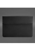 Фото Шкіряний чохол-конверт на магнітах для MacBook Air/Pro 13 '' Чорний