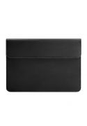 Фото Кожаный чехол-конверт на магнитах для MacBook Air/Pro 13'' Черный