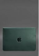 Фото Кожаный чехол-конверт на магнитах для MacBook 14 Зеленый Crazy Horse (BN-GC-22-iz)