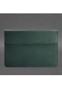 Фото Кожаный чехол-конверт на магнитах для MacBook Air/Pro 13'' Зеленый (BN-GC-9-iz)
