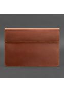 Фото Кожаный чехол-конверт на магнитах для MacBook Air/Pro 13'' Светло-коричневый