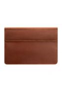 Фото Кожаный чехол-конверт на магнитах для MacBook Air/Pro 16'' Светло-коричневый