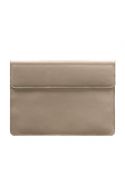 Фото Кожаный чехол-конверт на магнитах для MacBook 14 Светло-бежевый (BN-GC-22-light-beige)